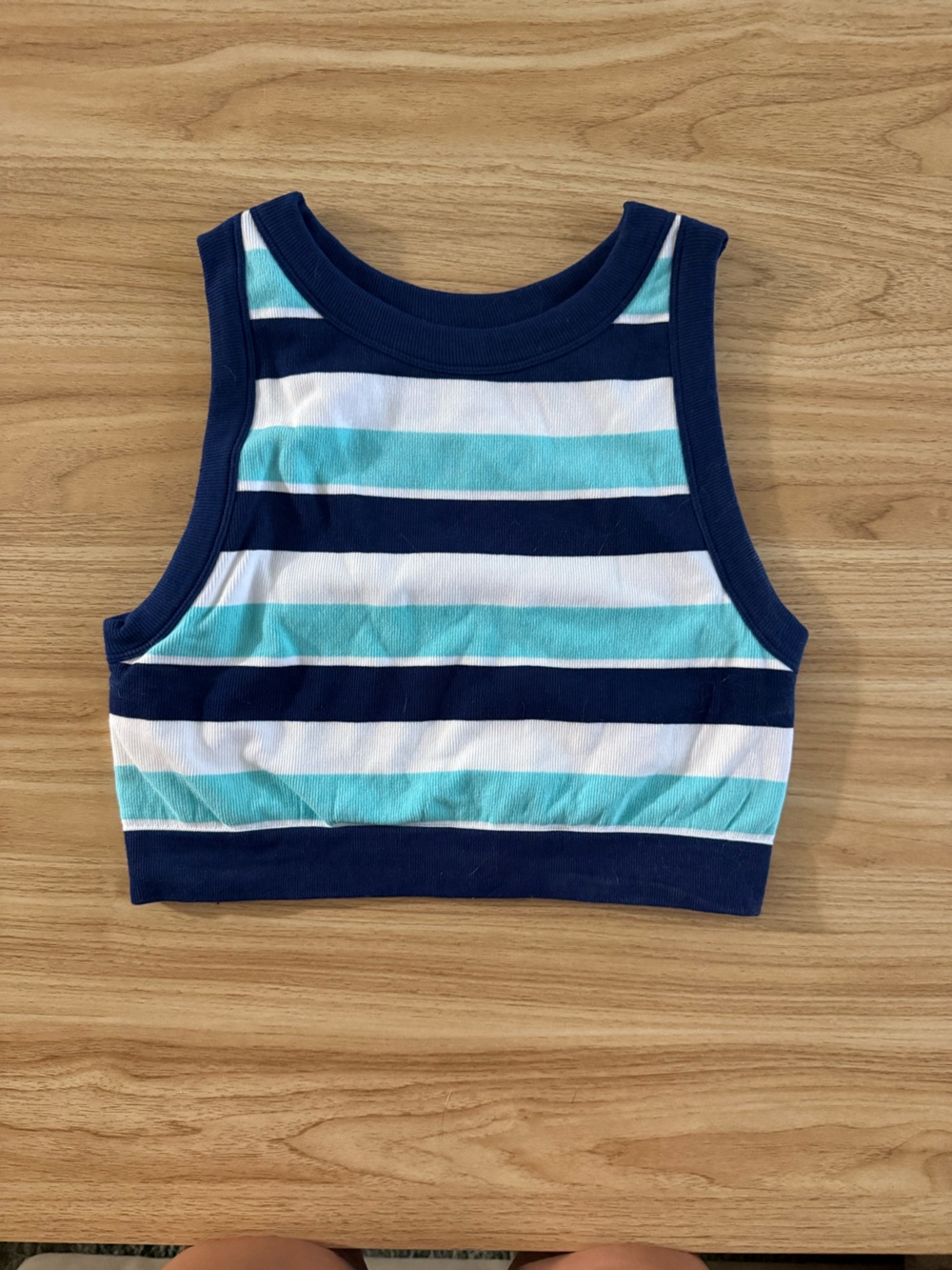 Aerie Striped Tank Top Crop Top
